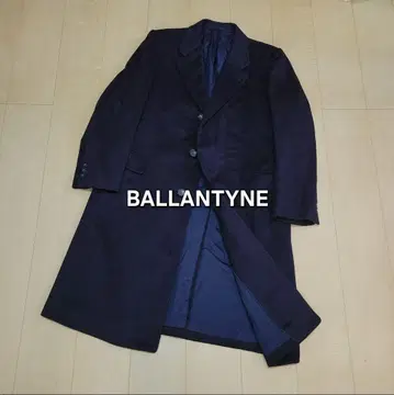 최고급 BALLANTYNE 캐시미어 오버코트 발란타인