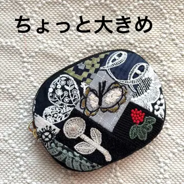 미나 페르호넨 핸드메이드 미니 파우치 choucho ribbon