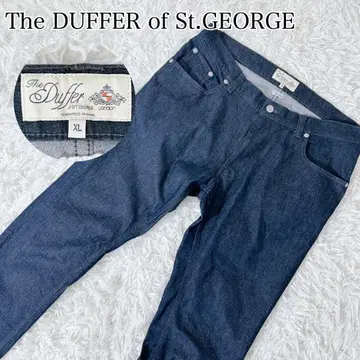 새상품급 DUFFER 데님 라이크 스키니 XL 강 스트레치 이지 팬츠