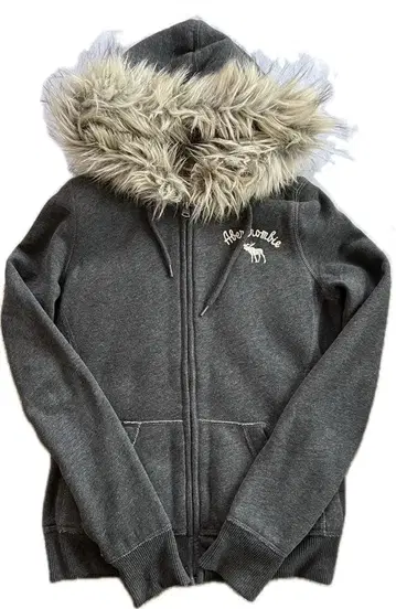 Abercrombie & Fitch 퍼 후드티 S