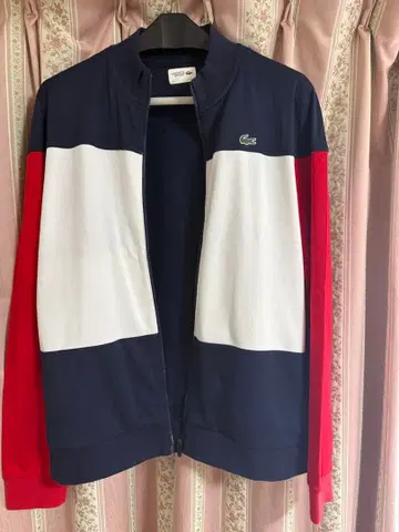 LACOSTE 라코스테 트리콜로르 트랙 자켓 저지 XXL