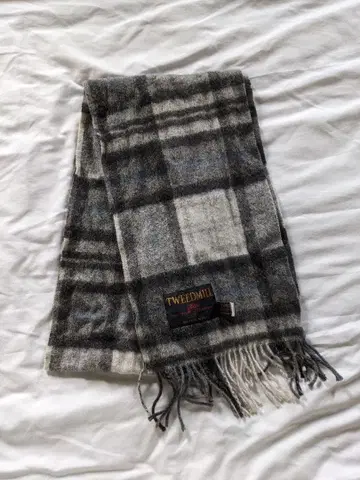 램스울 100% 그레이 계열 머플러