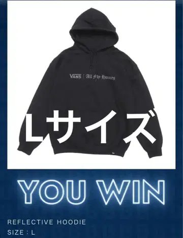 All My Homies VANS REFLECTIVE HOODIE L