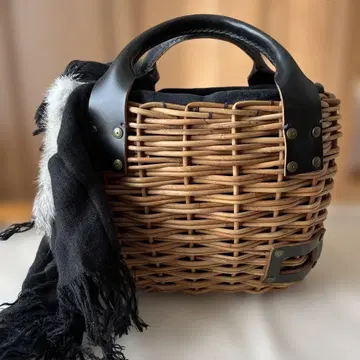 에바고스 ebagos 브라이들 가죽 홍등 바스켓백