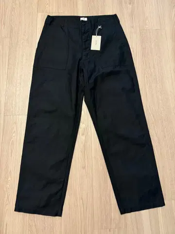 사이즈 5 시오타 수빈 코튼 무라사키 백 새틴 베이커 팬츠 네이비