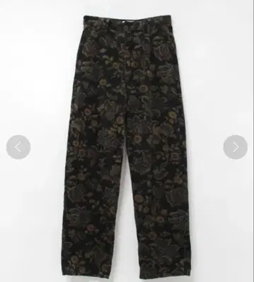 RNA-N R4164 아트 보타니컬 코듀로이 팬츠