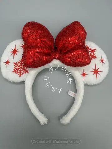 정품 도쿄디즈니씨 크리스마스 2015 미니 머리띠