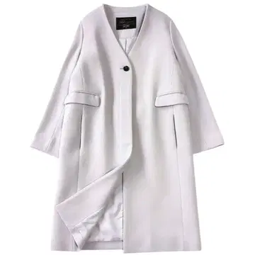 SLOBE IENA 울 100 체스터 코트 노카라 38