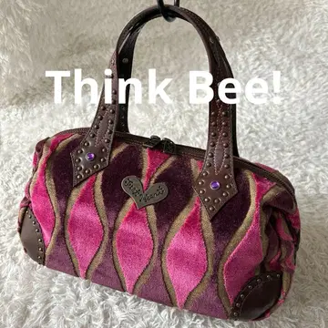 Think Bee! 싱크비! 핸드백 벨벳 큐빅