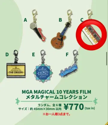 Mrs.Green Apple 메탈 참 컬렉션