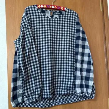 drug store의 체크 무늬 긴팔 셔츠