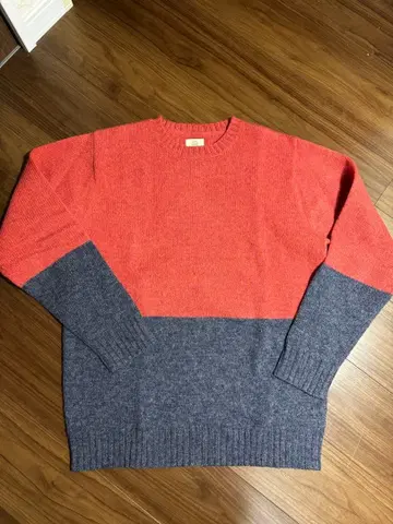 [ 인기 XL 사이즈 ] BEAUTY & YOUTH 바이컬러 스웨터