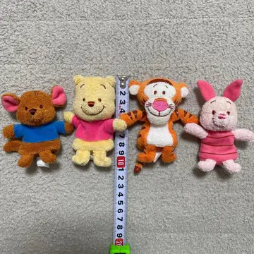 곰돌이 푸 손가락 인형 세트 약 10cm
