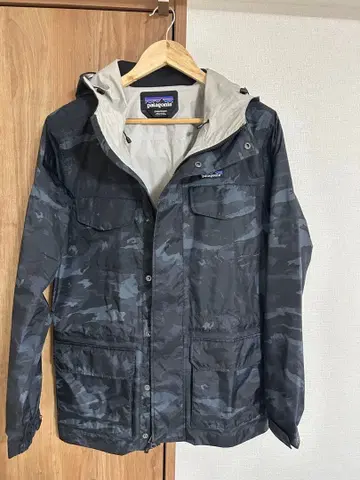 patagonia 카모플라쥬 패턴 후드 부착 자켓 S