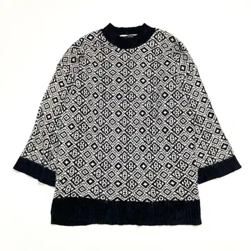 JEANASIS 지나시스 5G 몰 자카드 킬라 풀오버