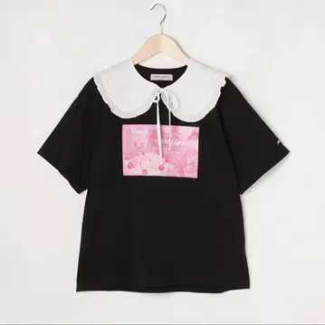 메조 피아노 베리에 빅 칼라 반팔 T셔츠