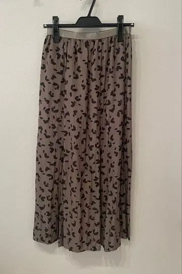 IENA 레오파드 플레어 스커트 36