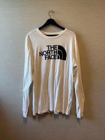 THE NORTH FACE 긴팔 티셔츠 L 사이즈 화이트