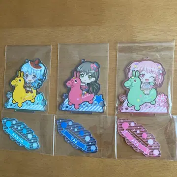 뱅드림 아크릴 키링 3개 세트