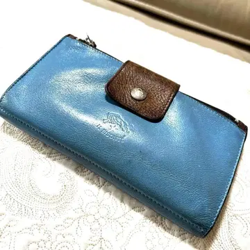 일비종떼 레어 터콰이즈 블루 장지갑