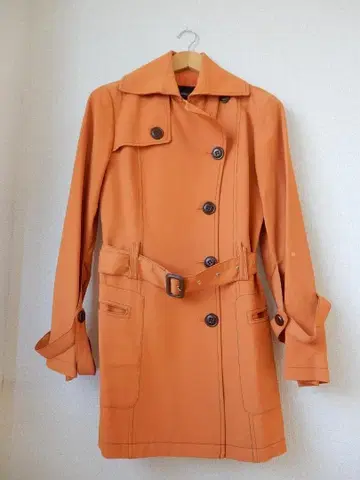 INTERESSE(인텔레쎄) 트렌치코트 M 오렌지