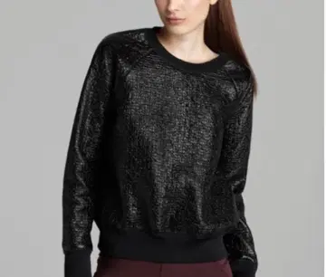 띠어리 theory38 새상품급 트레이닝복 니트 블랙 S