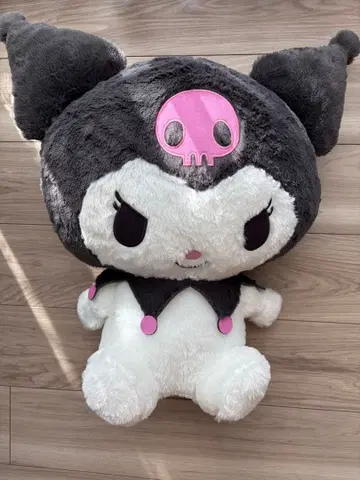 미사용 새상품 쿠로미 초초 BIG 봉제 인형