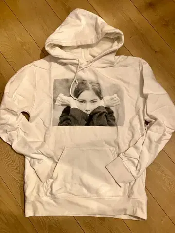 봉쥬르 레코드 비요크 후드티 XL 화이트