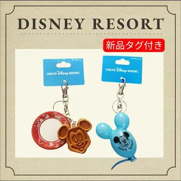[ 새상품 ] DISNEYRESORT 미키 와플 키 벌룬 키링