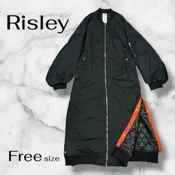 [ 레어 인기 상품 ] Risley MA-1 롱 블루종 퀼팅 Free