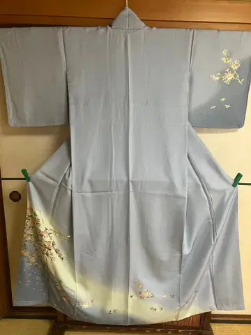 순수 실크 츠케사게 미사용 새상품급