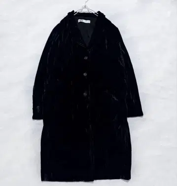 ZARA 자라 벨벳 벨로아 코트