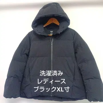 세탁 완료 여성용 148 블랙 XL 사이즈 두툼한 심리스 다운 자켓