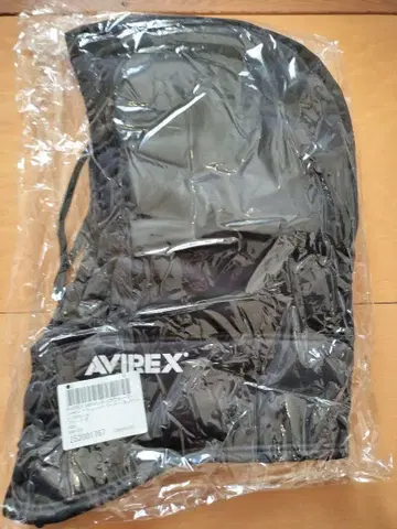 AVIREX 넥 후디 넥워머 블랙 프리 사이즈