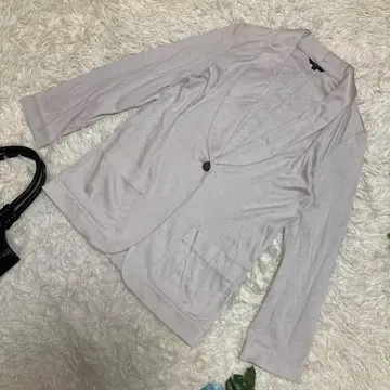 새상품급 ships 쉽스 테일러드 자켓 그레이 총빼기 나무 버튼 M