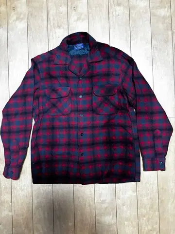 PENDLETON 보드 셔츠 체크 빈티지 50s 60s 70s