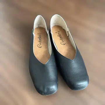 가죽 슬립온 블랙