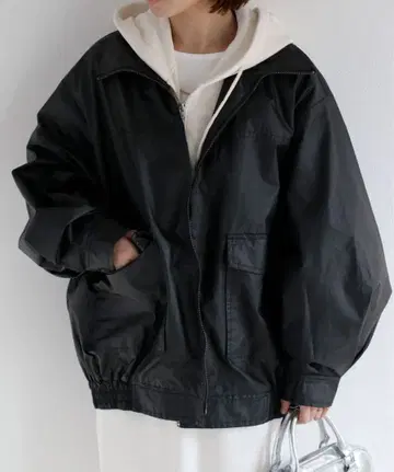 cepo 워셔블 A2 타입 지퍼 블루종