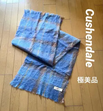 Cushendale [컨디션 최상] 스톨 체크 무늬 울 95%