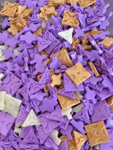 LaQ 라벤더 200피스 축광 50피스 골드 50피스