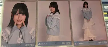 노기자카46 브로마이드 마스다 미리의 컴프 카라 부착 코디