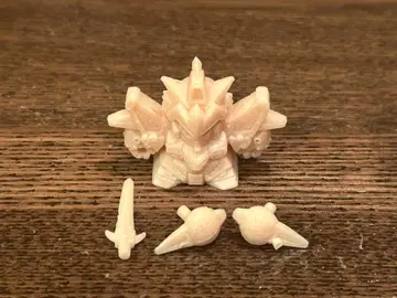 SD 건담 레어 컬러 백룡건담 간지우기