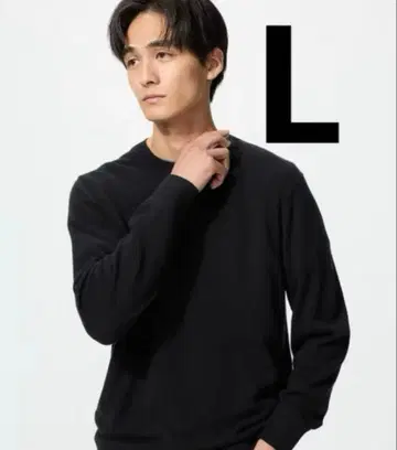 남성용 2025년 신상 UNIQLO 캐시미어 크루넥 스웨터 블랙