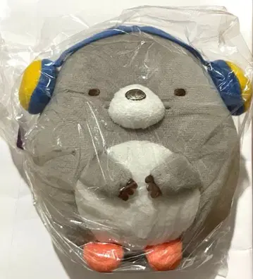 스미코구라시 헤드폰 봉제 인형 모구라