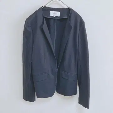 언타이틀 노카라 네이비 자켓 M 포멀 출퇴근 봄/여름
