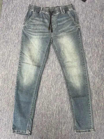 슬림핏 라이트 블루 데님