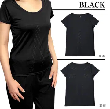 여성용 L 사이즈 리라이브 셔츠 이너 반팔 Z17