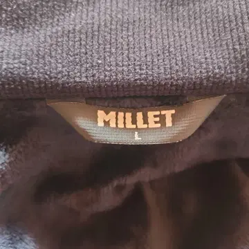MILLET 블랙 플리스 자켓 L