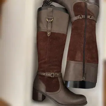 브라운 롱 부츠 L 사이즈