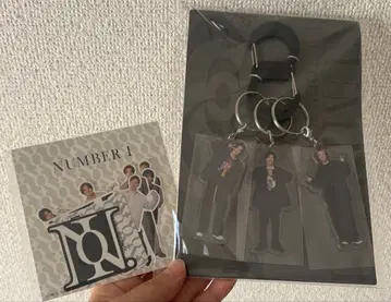 [ 새상품 ] Number_i 카라비너 포함 아크릴 키링 스티커 세트